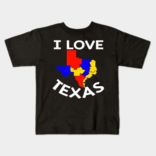 USA state: Texas Kids T-Shirt